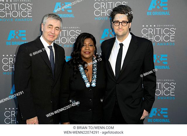 Celebrities attend 20th Annual Critics' Choice Movie Awards - Arrivals at Hollywood Palladium. Featuring: Steve James, Chaz Ebert