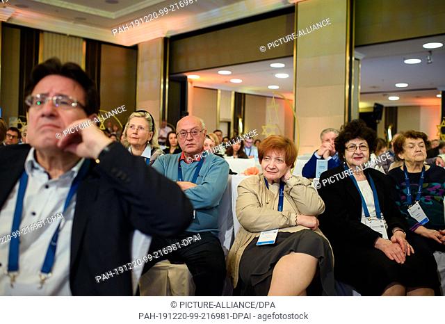 20 December 2019, Berlin: Guests sit in the audience at the Central Council of Jews in Germany's Community Day at the Intercontinental Hotel