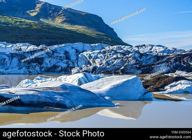 Svínafelljökull Glacier point of view, Eastern Region, Iceland