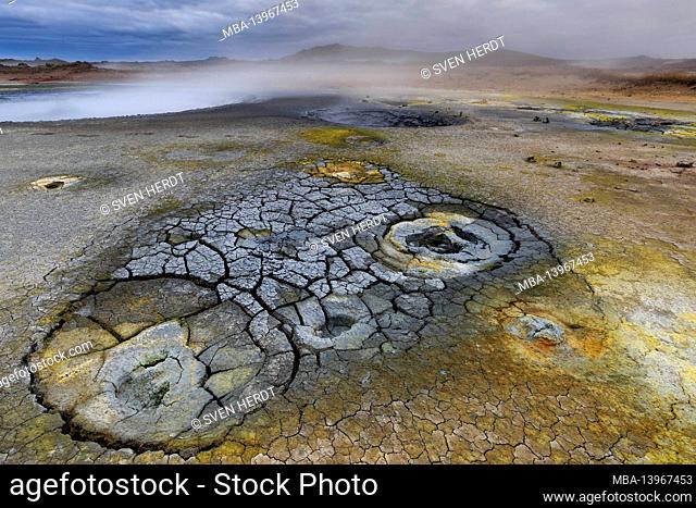 Geothermal field in Iceland