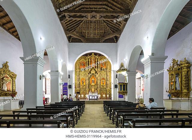 Cuba, Villa Clara province, colonial city of Remedios founded in the 16th century, Mayor San Juan Bautista de Remedios church