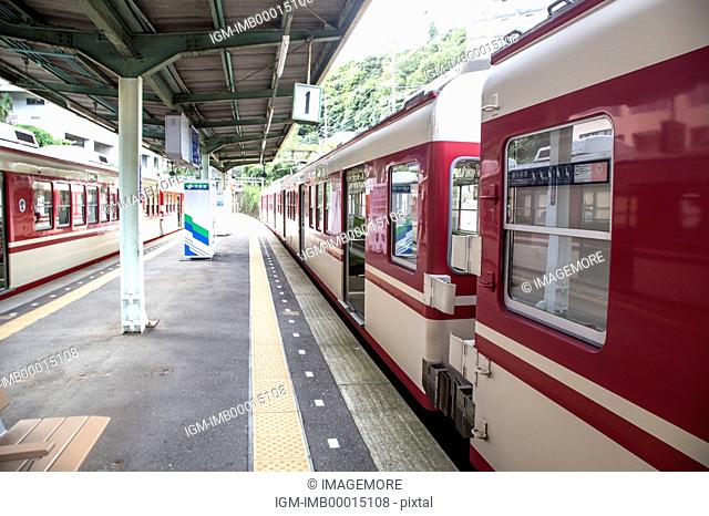 Underground, Tram, Arima Onsen, Kobe, Japan, Asia