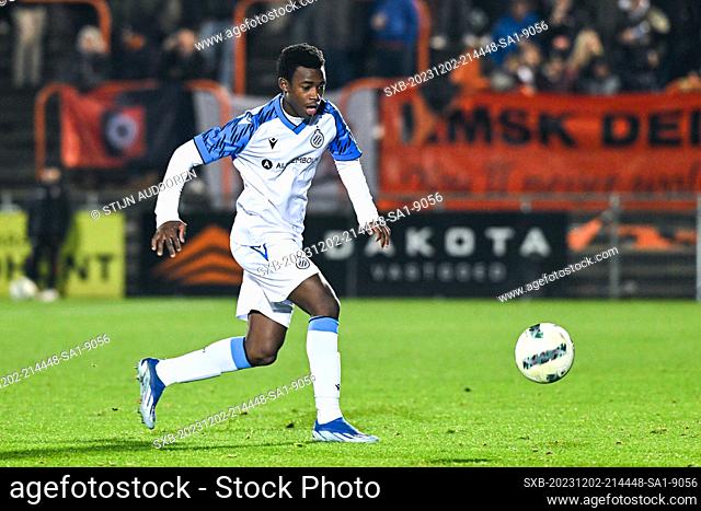 Jessi Da Silva (41) of Club NXT pictured during a soccer game between KMSK Deinze and Club NXT during the 14th matchday in the Challenger Pro League 2023-2024...