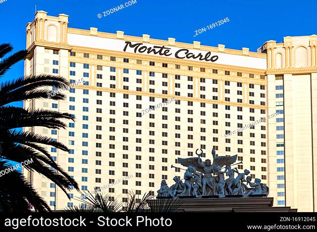 LAS VEGAS, NEVADA/USA - AUGUST 1 : Monte Carlo Hotel in Las Vegas Nevada on August 1, 2011