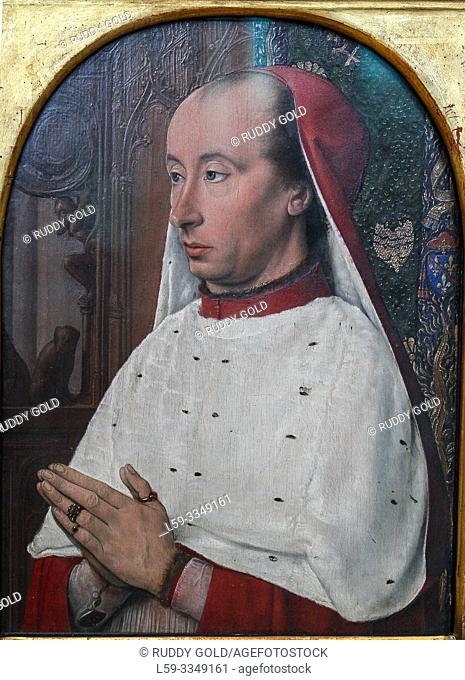 "Cardinal Charles II of Bourbon", 1482/83, by Jean Hey (1482-1501)