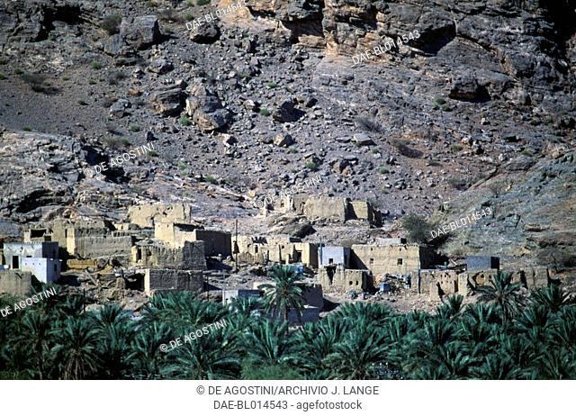 Village near Fanja or Fanjah, Oman
