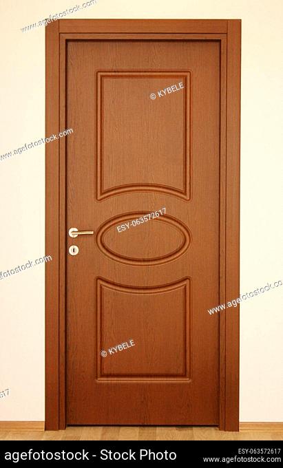 Wooden and modern interior door