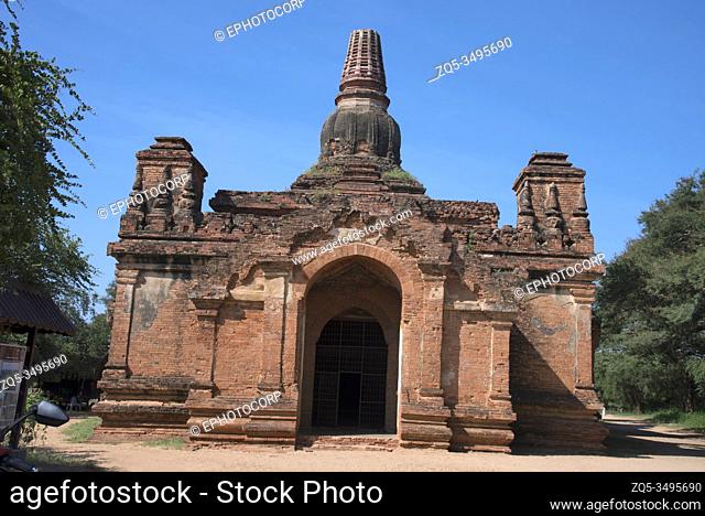 Myanmar: Bagan- Vertical General-View of Patho-hta-mya- Hpaya circa. Early 11th. century A. D