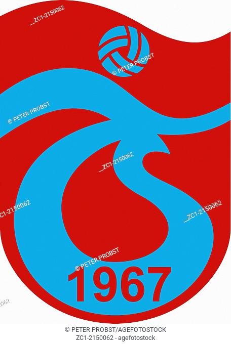 Logo of Turkish football team Trabzonspor Kulübü - Caution: For the editorial use only. Not for advertising or other commercial use!