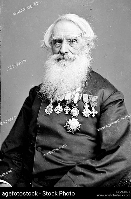Samuel F.B. Morse, between 1855 and 1865. Creator: Unknown