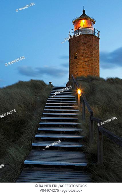 Leuchtturm / Quermarkenfeuer / Lighthouse / Rotes Kliff / Red Cliff / Kampen / Sylt / Deutschland / Germany