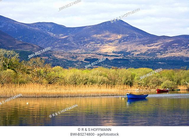 boats on water, Ireland, Killarney National Park, Ring of Kerry