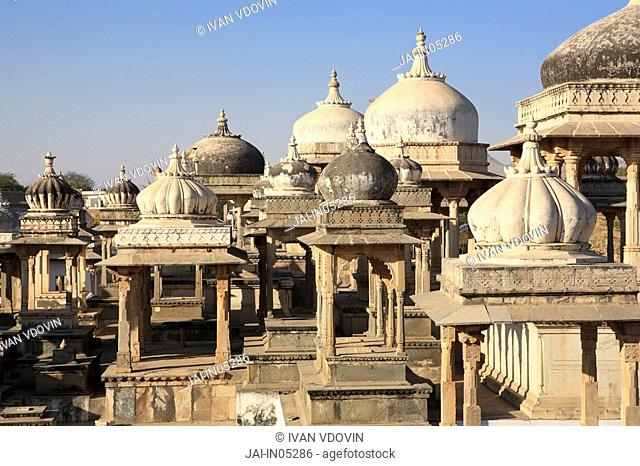 Chhatri Royal tombs, Ahar, Udaipur, Rajasthan, India