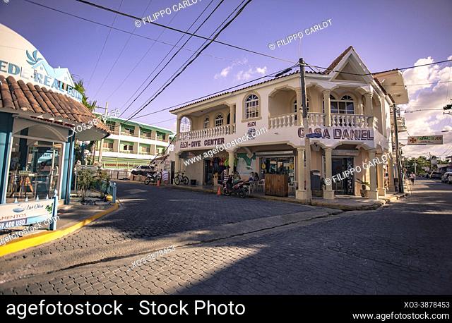 BAYAHIBE, DOMINICAN REPUBLIC: Caribbean coloured houses