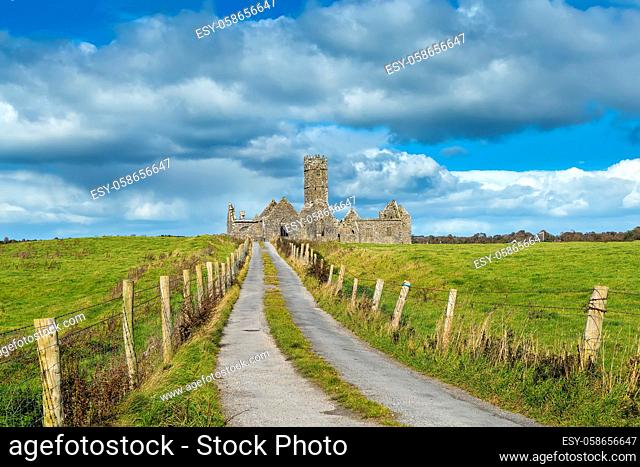 Ross Errilly Friary is a medieval Franciscan friary located about a mile to the northwest of Headford, County Galway, Ireland