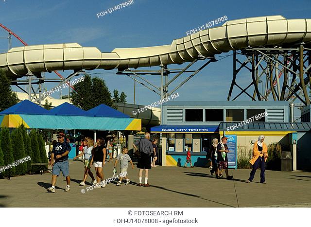 Sandusky, OH, Ohio, Cedar Point, Amusement Park, Soak City