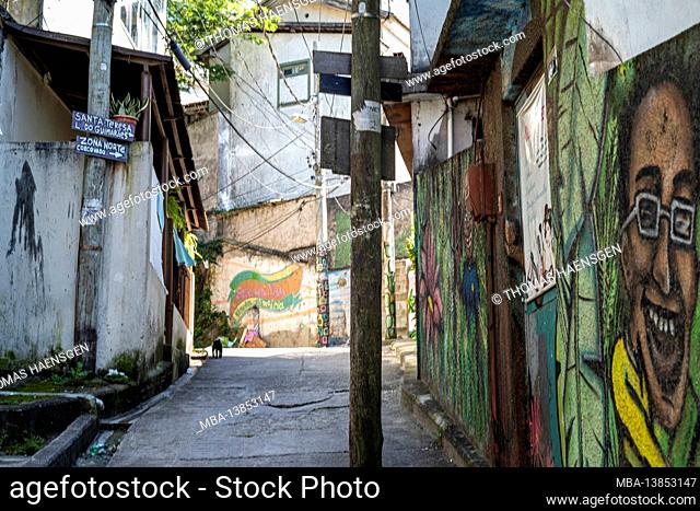 The Entrance of the Favela Favelinha in Rio de Janeiro
