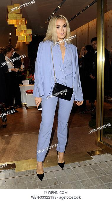 Various celebrities seen at ESCADA flagship store launch party Featuring: Tallia Storm Where: London, United Kingdom When: 15 Nov 2017 Credit: WENN
