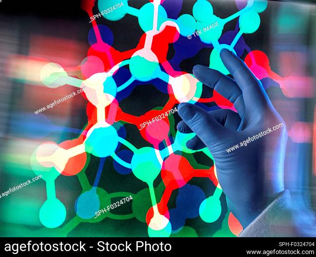 Chemistry research, conceptual image