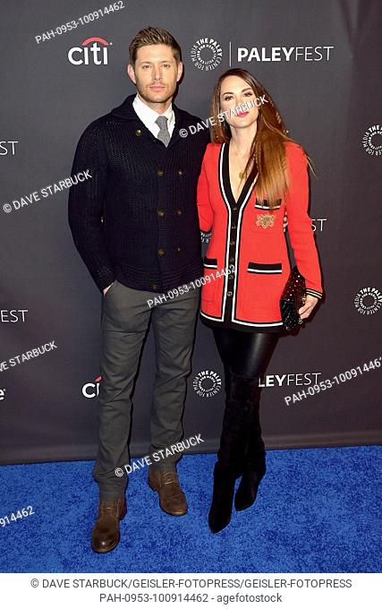 Jensen Ackles and his wife Danneel Ackles attend the 'Supernatural' screening during the Paley Center For Media's 35th Annual PaleyFest Los Angeles at Dolby...