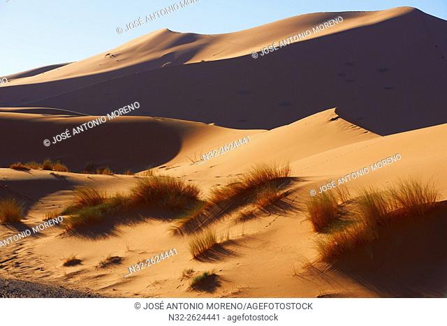 Merzouga, Erg Chebbi, Merzouga sand dunes, Sahara Desert, Morocco, Maghreb, North Africa
