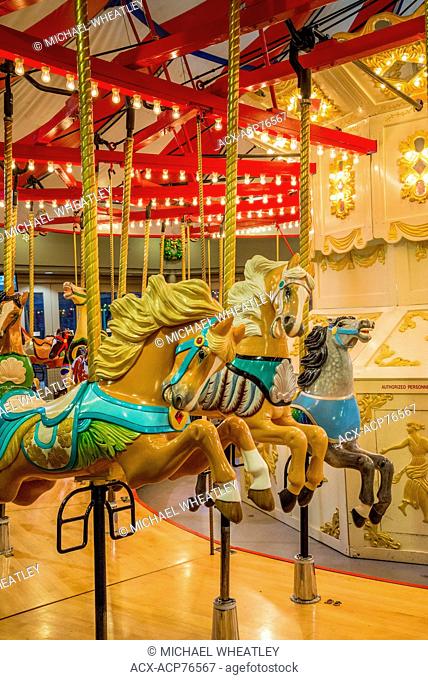 The Parker Carousel, Burnaby Village Museum, Burnaby, British Columbia, Canada