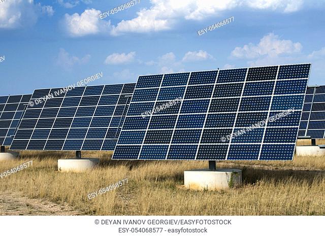 Solar Panels in industrial park