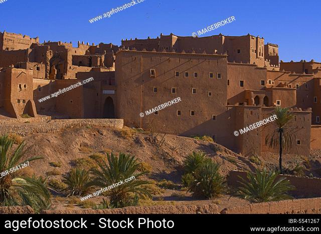Taourirt Kasbah, built by Pasha Glaoui, Ouarzazate, UNESCO World Heritage Site, Ouarzazate Province, North Africa, Morocco, Africa