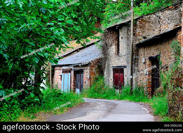 Old and traditional winery houses of Penouta, Vilamartin de Valdeorras, Ourense, Spain
