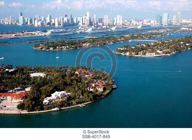 Venetian Islands and Miami Skyline