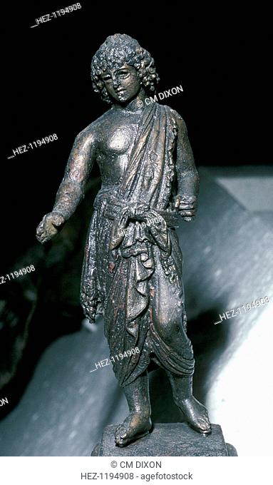 Bronze Statue of Adonis, Saida, Lebanon, 2nd century. From the collection at The Louvre