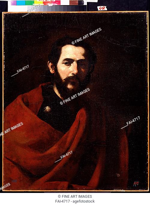 Apostle Saint James the Great. Ribera, José, de (1591-1652). Oil on canvas. Baroque. Regional A. Deineka Art Gallery, Kursk. 79x64, 5. Painting