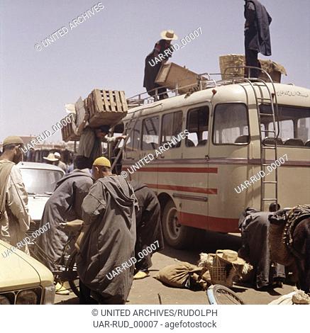Eine Reise nach Marokko, 1980er Jahre. A trip to Morocco, 1980s
