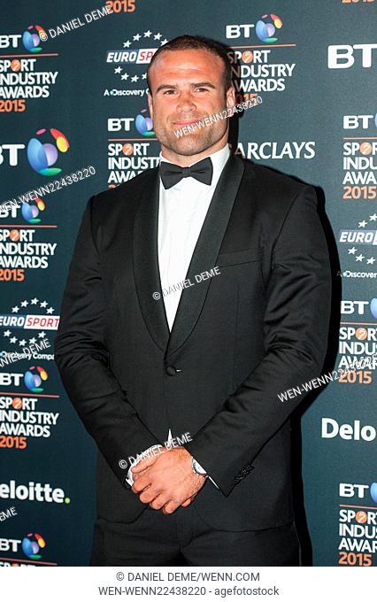 BT Sport Industry Awards held at the Battersea Evolution - Arrivals. Featuring: Jamie Roberts Where: London, United Kingdom When: 30 Apr 2015 Credit: Daniel...