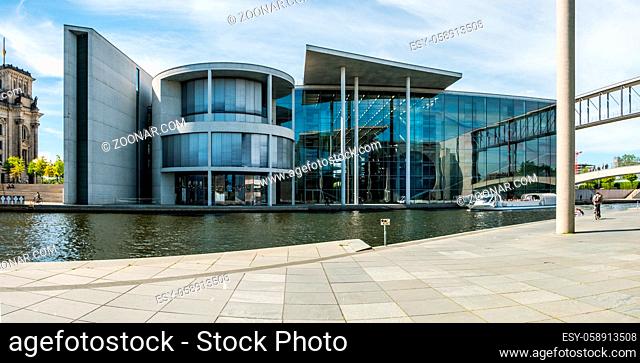 Berlin, Germany - may, 2018: The Paul Loebe Haus (government building )  in Berlin, Germany