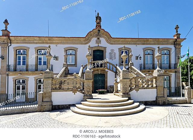 townhall of Vila Real, Praca Camilo Castelo Branco, Vila Real, Portugal, Europe