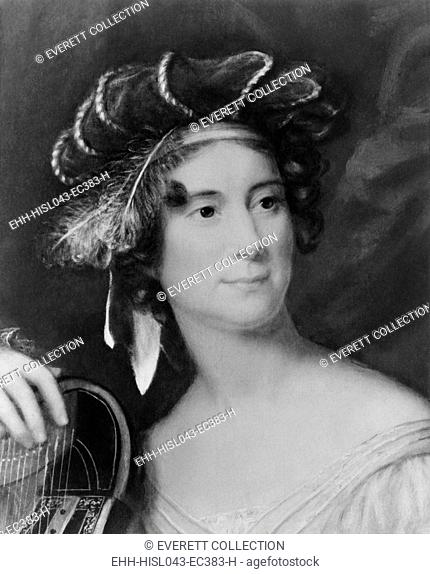 First Lady Louisa Catherine Johnson Adams, wife of President John Quincy Adams. She was born in London, to an English mother and American merchant father in...