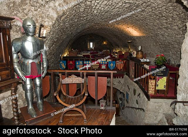 Chateau de Trigance, Europe, Medieval-style hotel, Gorges du Verdon, Grand Canyon de Verdon, Verdon Gorge, Var department, Provence-Alpes-Cote d'Azur region