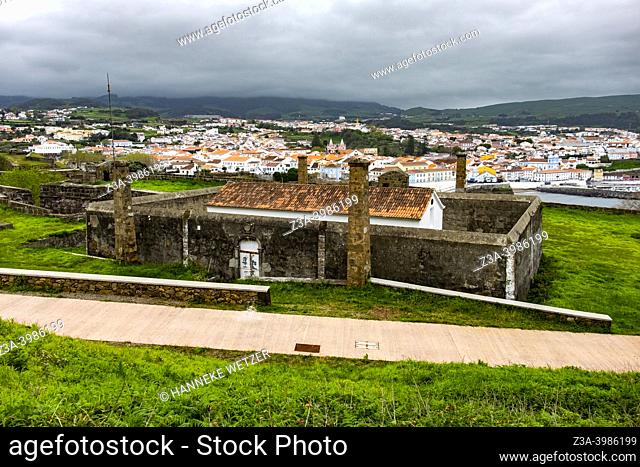 Anga de Heroismo, Terceira Island, Azores, Portugal: Fortress of Sao Joao Baptista, Monte Brasil walking trail (PRC 04 TER)