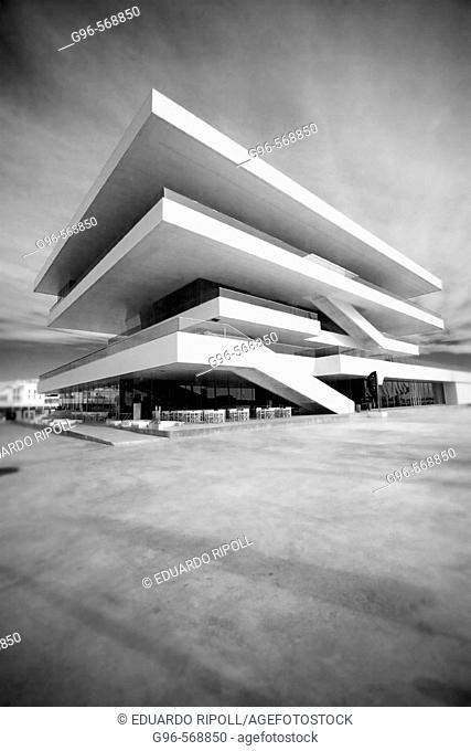 America's Cup Pavilion. Veles e Vents building by David Chipperfield. Valencia, Spain