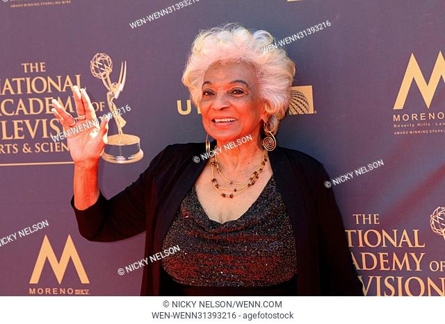 44th Annual Creative Daytime Emmy Awards Arrivals at the Pasadena Civic Auditorium Featuring: Nichelle Nichols Where: Pasadena, California