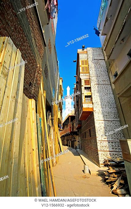 streets of Rosetta city, Egypt
