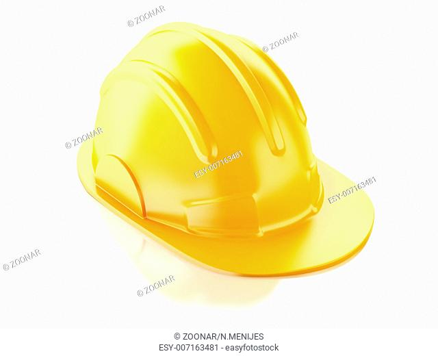 Construction Helmet. 3d illustration