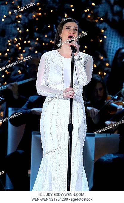 2014 CMA Country Christmas at Bridgestone Arena - Performances Featuring: Idina Menzel Where: Nashville, Tennessee, United States When: 08 Nov 2014 Credit: Judy...