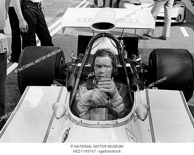 James Hunt in Hesketh March 731, c1973-c1974. The charismatic British driver won 10 Grands Prix after suffering with uncompetitive cars early in his career