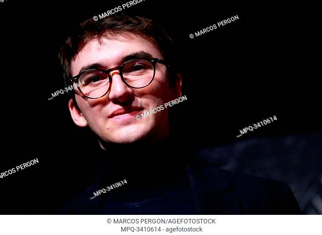 The actor Isaac Hempstead-Wright attend the photocall exhibition Game of Thrones..October 24, 2019 Madrid