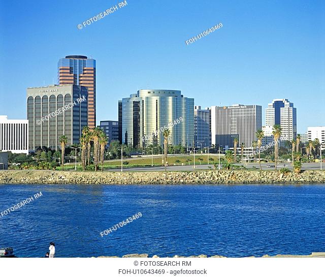 Long Beach skyline, Long Beach, California