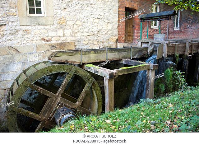 Mill, Watermill, Nettlingen, Sohlde, Hildesheim, Lower Saxony, Germany / Söhlde