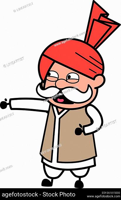 Frustrated Cartoon Haryanvi Old Man yelling, Stock Vector, Vector And Low  Budget Royalty Free Image. Pic. ESY-061815000 | agefotostock
