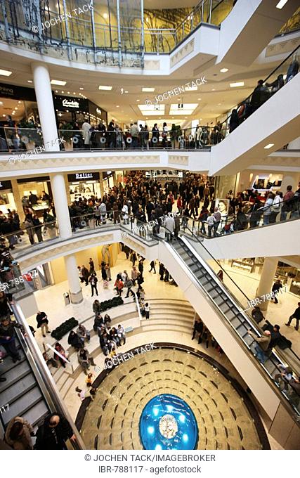 Limbecker Platz Shopping Mall, opened March 2008, Germany's largest urban shopping mall, Essen, North Rhine-Westphalia, Germany